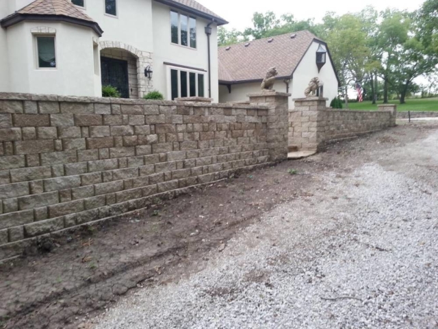 Block Retaining Wall