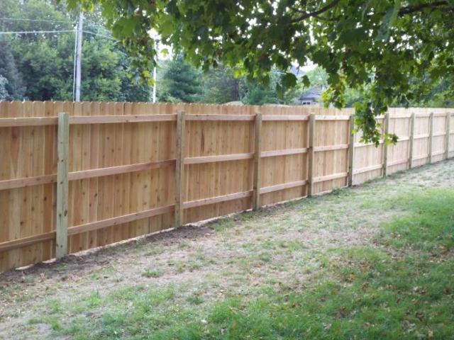 New Cedar Fence