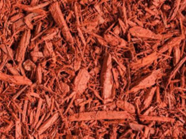 Red Dyed Mulch